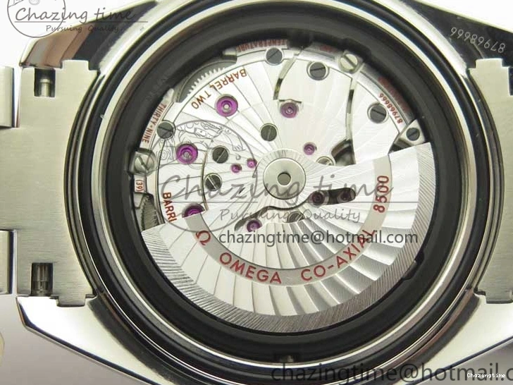 0208 EyeCatching Planet Ocean Professional Ceramic Bezel 45.5mm 1:1 VSF Best Edition Silver Markers on SS Bracelet A8500 Super Clone 8050